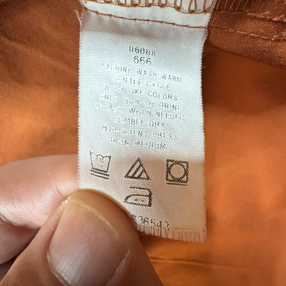 Van Heusen Men's L Button Down LS Dress shirt - Burnt Orange - SEE DESCRIPTION - Picture 11 of 15